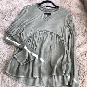 Knox rose green pilgrim top